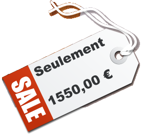 SALE Seulement 1550,00 €