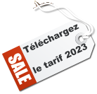 SALE Téléchargez le tarif 2023