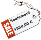 SALE Seulement 1850,00 €